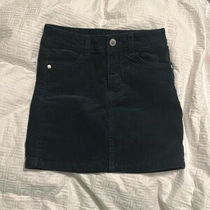 Art Class Corduroy Skirt, Girls Size M (7/8), Deep Green